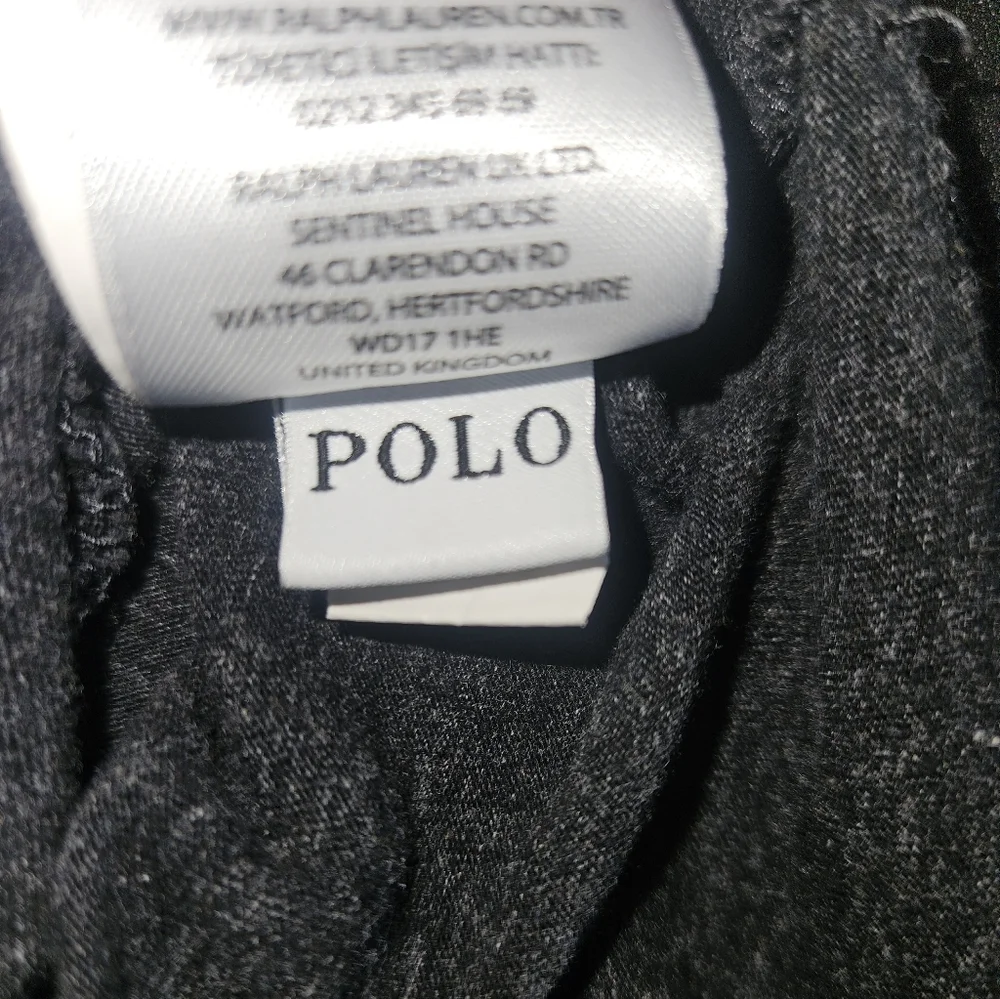 Polo Ralph Lauren Men's Gray  Long Sleeve Hooded T Shirt Size L